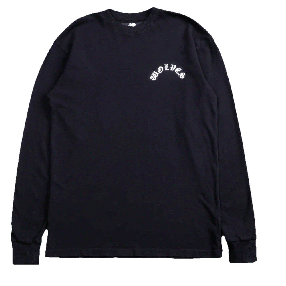 Darc Sport SHE Chopper Wolf Premium Tee Shirt Womens Small Black Long Sleeve